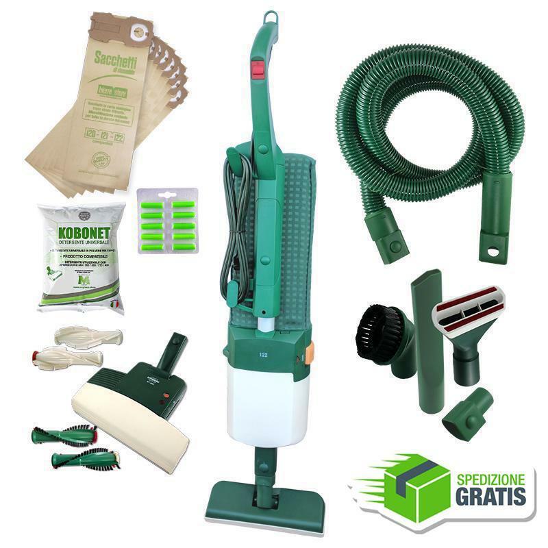 vorwerk aspirapolvere vorwerk vk122 rigenerato kit accessori completo - foto 1