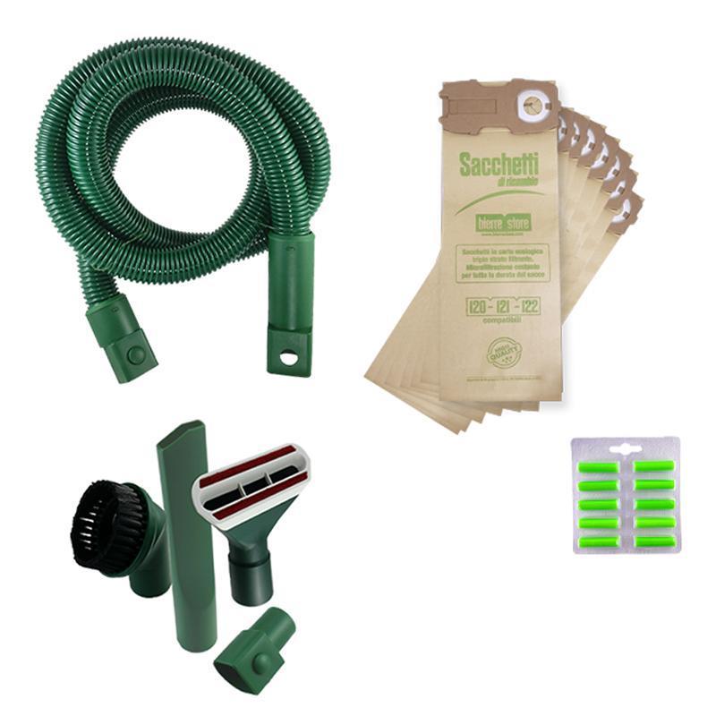 vorwerk aspirapolvere vorwerk vk122 rigenerato kit accessori completo - foto 3