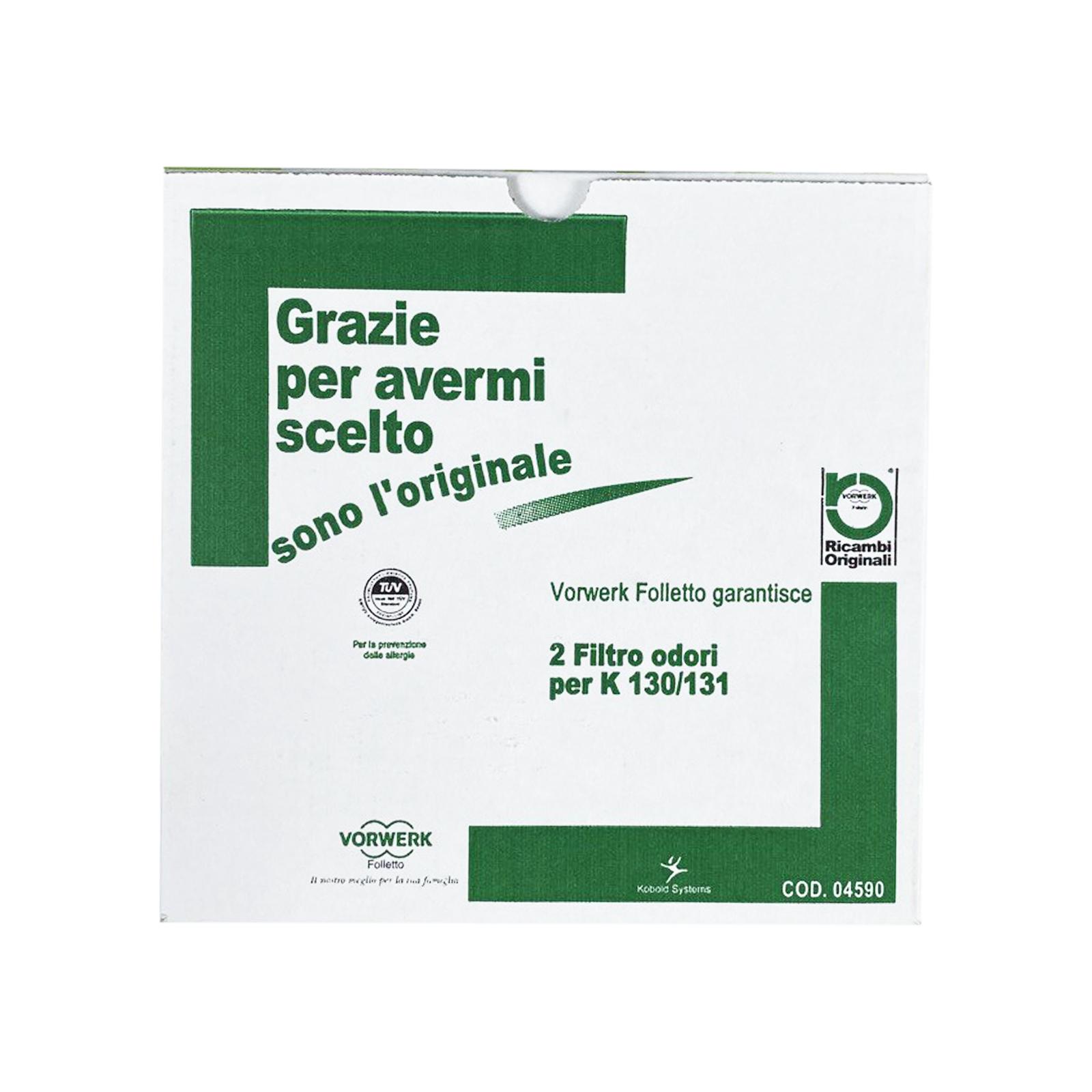 vorwerk filtro folletto kobold 130 folletto vk130 vk 131 2pz originali - foto 3