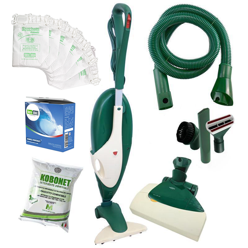 vorwerk vorwerk folletto rigenerato vk 135 con kit battitappeto eb350 - foto 1