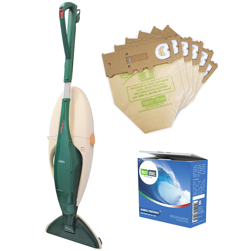 vorwerk vorwerk folletto vk131 rigenerato + 6 sacchetti e 10 profumi - foto 1