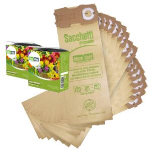 Sacchetti folletto vk 121 vk 122 vk 120 16pz granuli fiori compatibili