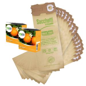 Sacchetti folletto vk 121 vk 122 vk 120 16pz granuli arancio compatibili