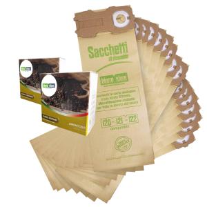 Sacchetti folletto vk 121 vk 122 vk 120 16pz granuli caffe sprintosa compatibili