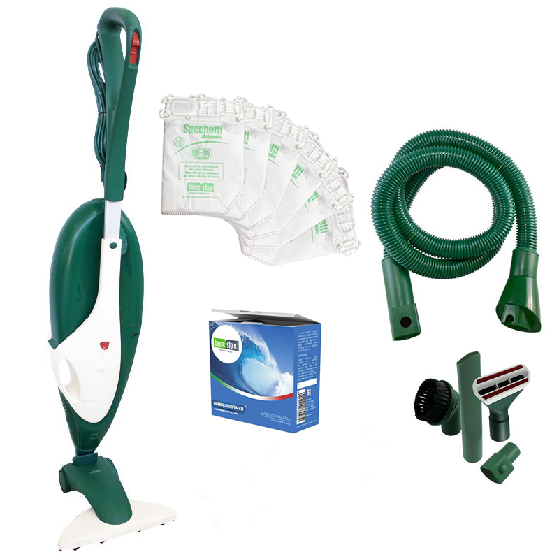 vorwerk vorwerk folletto vk 136 rigenerato + sacchetti e profumi + accessori