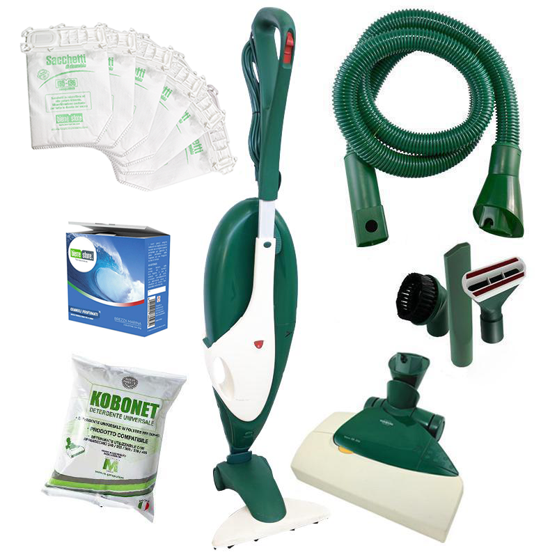 vorwerk vorwerk folletto rigenerato vk 136 con kit battitappeto eb350