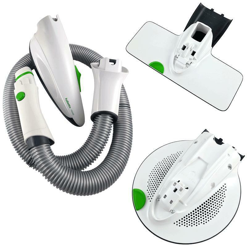 vorwerk folletto vk 220s rigenerato con spazzola hd65s + tubo + picchio e modulo materassi - foto 4